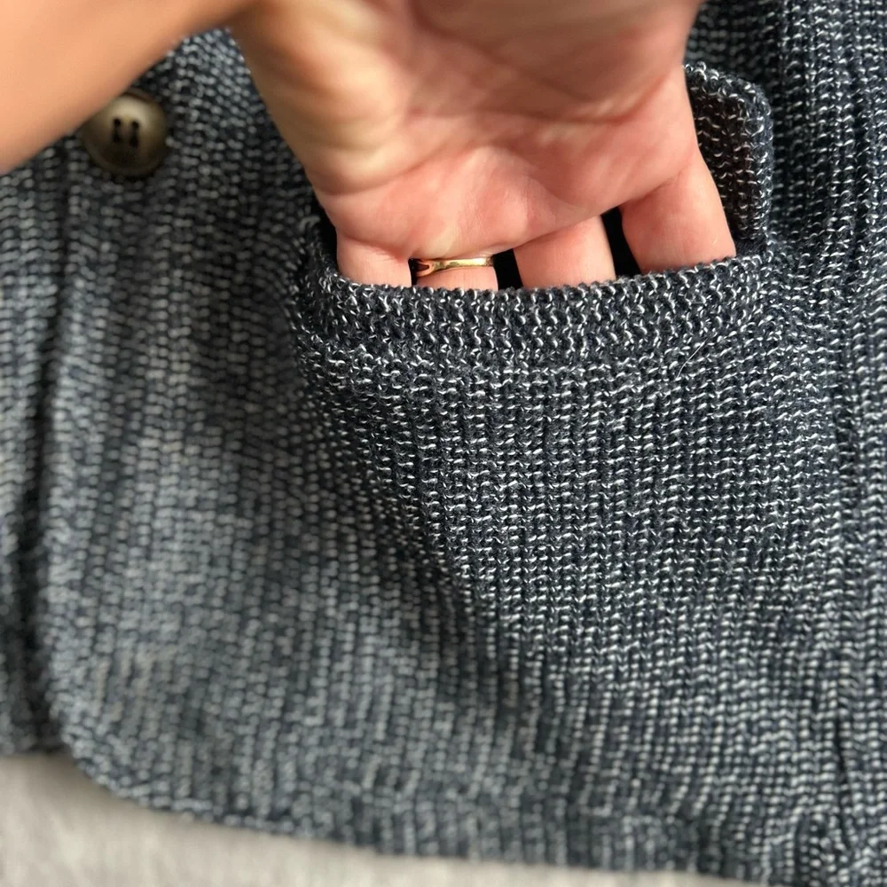 Zara knit blazer with elbow patches